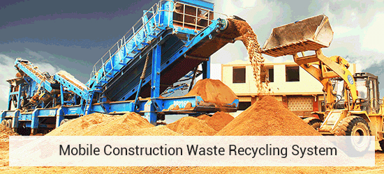 Mobile Construction Waste Recycling System
