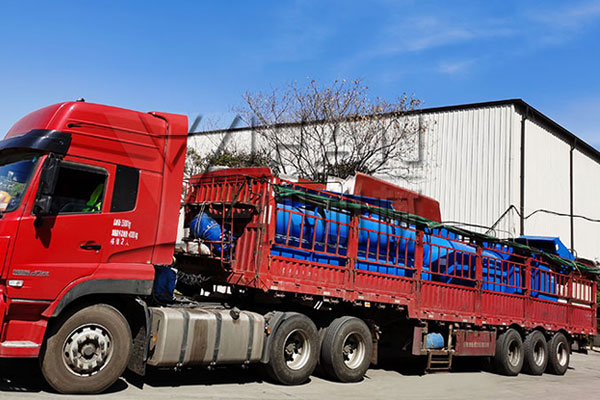 Shipment of sand production line